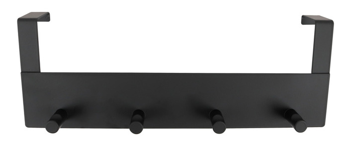 Dörrhängare 4 Knopp Stål Svart 32 cm Home>it 